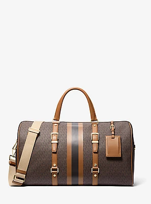 Bedford Travel Extra-Large Logo Stripe Weekender Bag