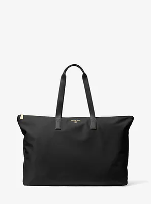Grand sac fourre-tout Jet Set Travel 2-en-1 en gabardine de nylon