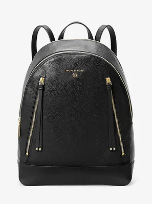 Brooklyn Large Pebbled Leather Backpack