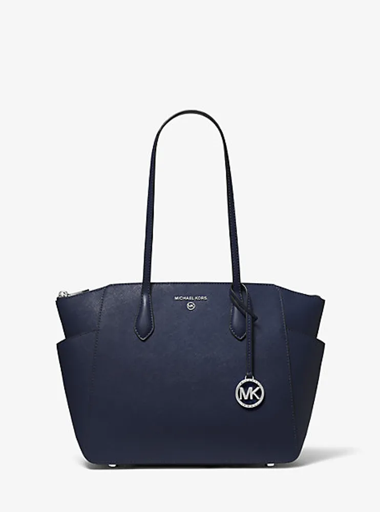 Sac fourre-tout Marilyn de taille moyenne en cuir Saffiano