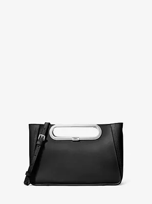 Chelsea Large Saffiano Leather Convertible Crossbody Bag