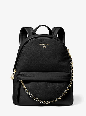 Slater Medium Pebbled Leather Backpack