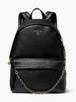 Slater Large Pebbled Leather Backpack