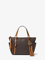 Petit sac messager Nomad à fermeture éclair sur le dessus et à logo