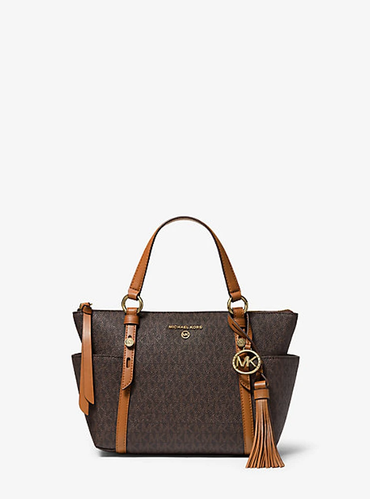 Petit sac messager Nomad à fermeture éclair sur le dessus et à logo