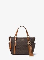 Petit sac messager Nomad à fermeture éclair sur le dessus et à logo