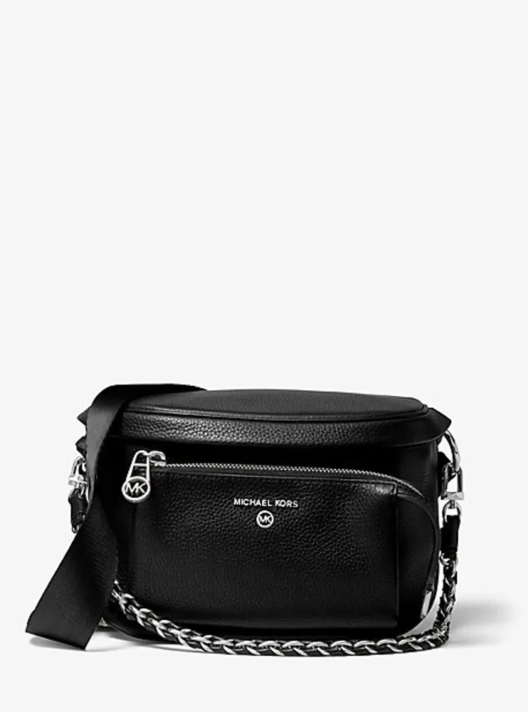 Sac à une bretelle Slater de taille moyenne en cuir grainé