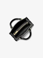 Chantal Extra-Small Crocodile Embossed Leather Messenger Bag