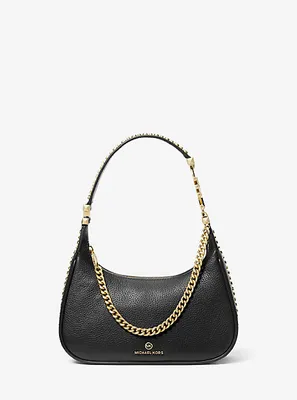 Piper Small Pebbled Leather Shoulder Bag