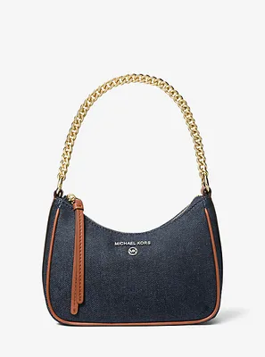 Petite pochette Jet Set Charm en denim