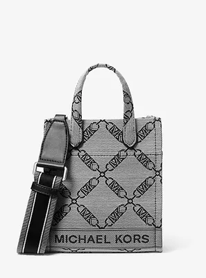 Très petit sac à bandoulière Gigi en jacquard à logo empire