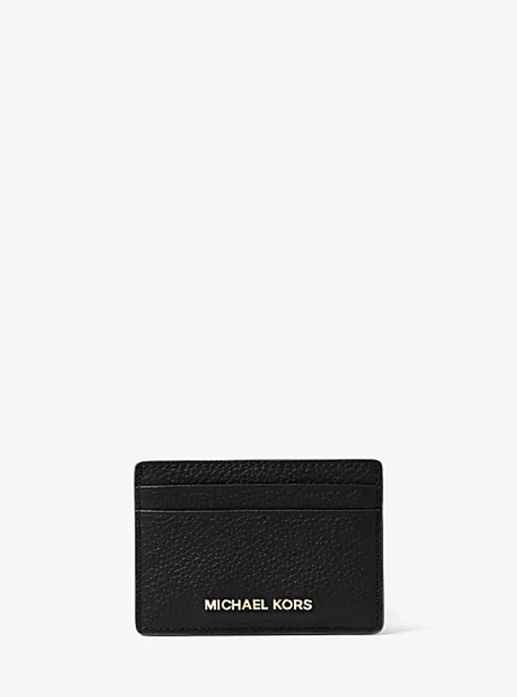Pebbled Leather Card Case