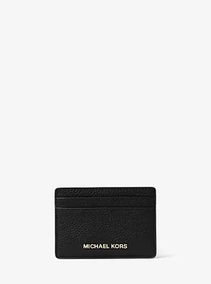 Pebbled Leather Card Case