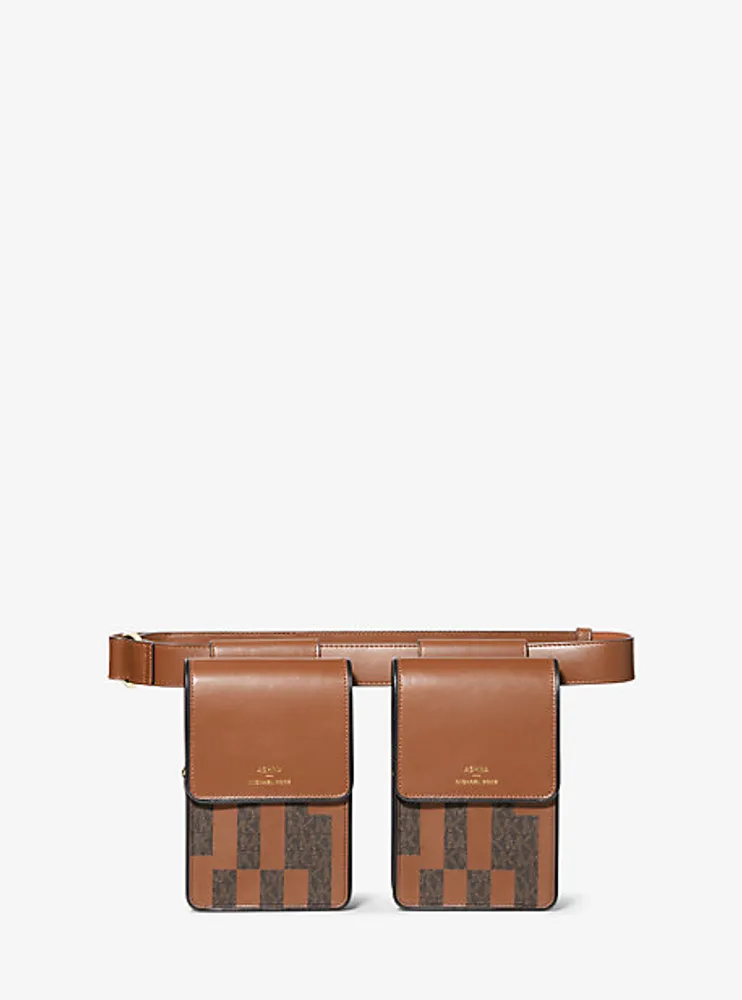 ASHYA X MICHAEL KORS Sac Multi à imprimé signature Saga et en cuir
