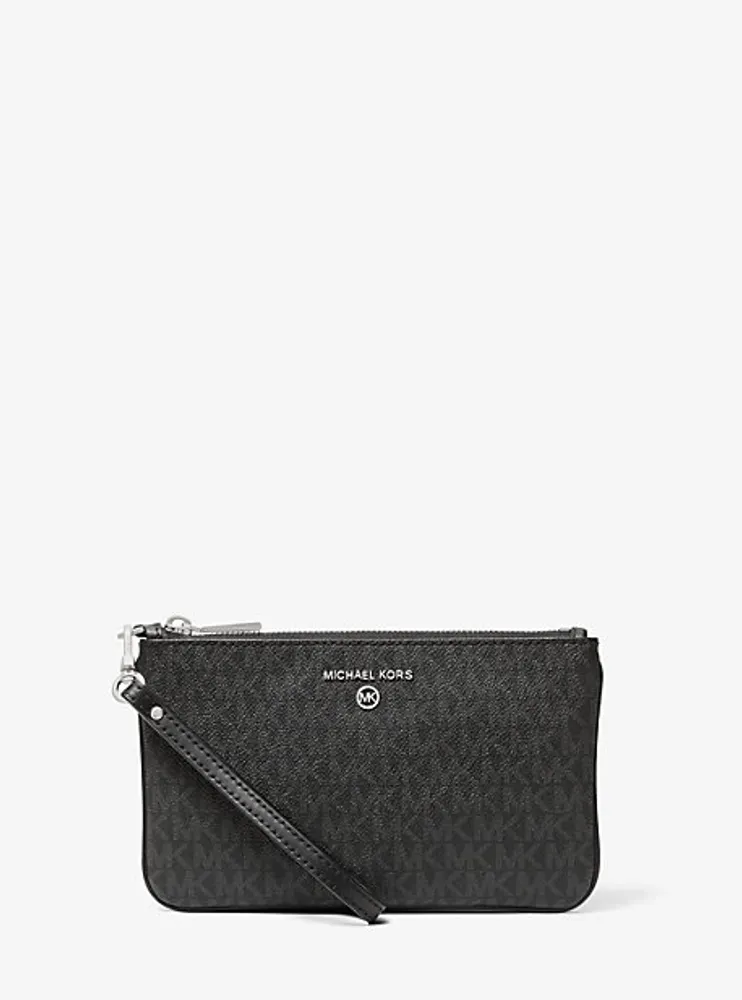 Pochette-bracelet de taille moyenne à logo