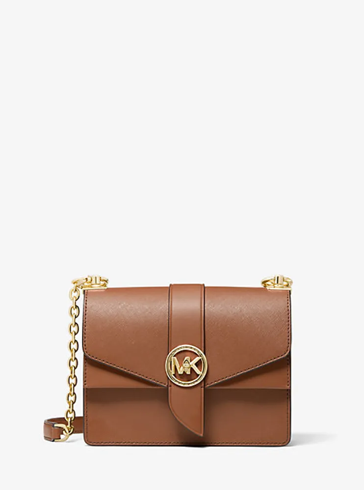 Petit sac à bandoulière Greenwich en cuir Saffiano