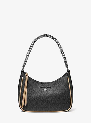 Jet Set Charm Small Logo Shoulder Bag