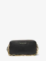 Jet Set Small Pebbled Leather Double-Zip Camera Bag