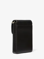 Petit sac à bandoulière Jet Set en cuir grainé chaîne pour téléphone intelligent