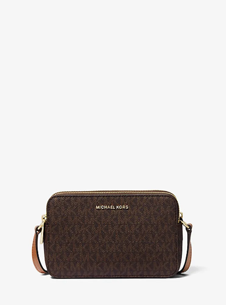 Jet Set Small Logo Double Zip Camera Bag