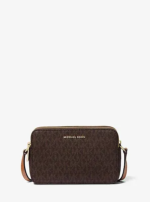 Jet Set Small Logo Double Zip Camera Bag