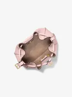 Phoebe Small Faux Leather Bucket Bag