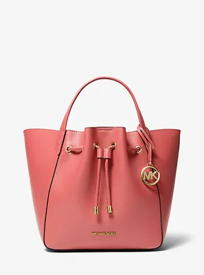 Grand sac seau Phoebe en faux cuir