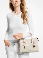 Sac à main Carine de taille moyenne à logo