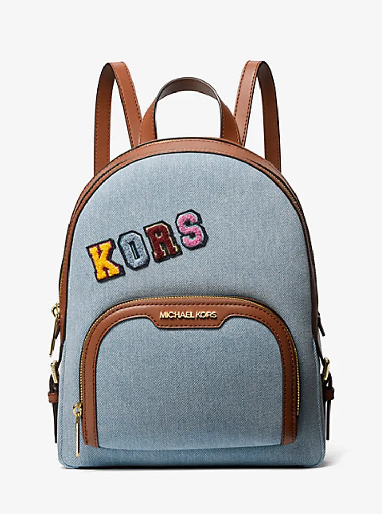 Jaycee Medium Embellished Denim Backpack
