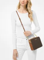 Grand sac à bandoulière Jet Set imprimé logo
