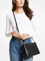 Sac à bandoulière Trisha de taille moyenne en cuir grainé