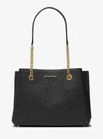 Teagan Large Logo Shoulder Bag