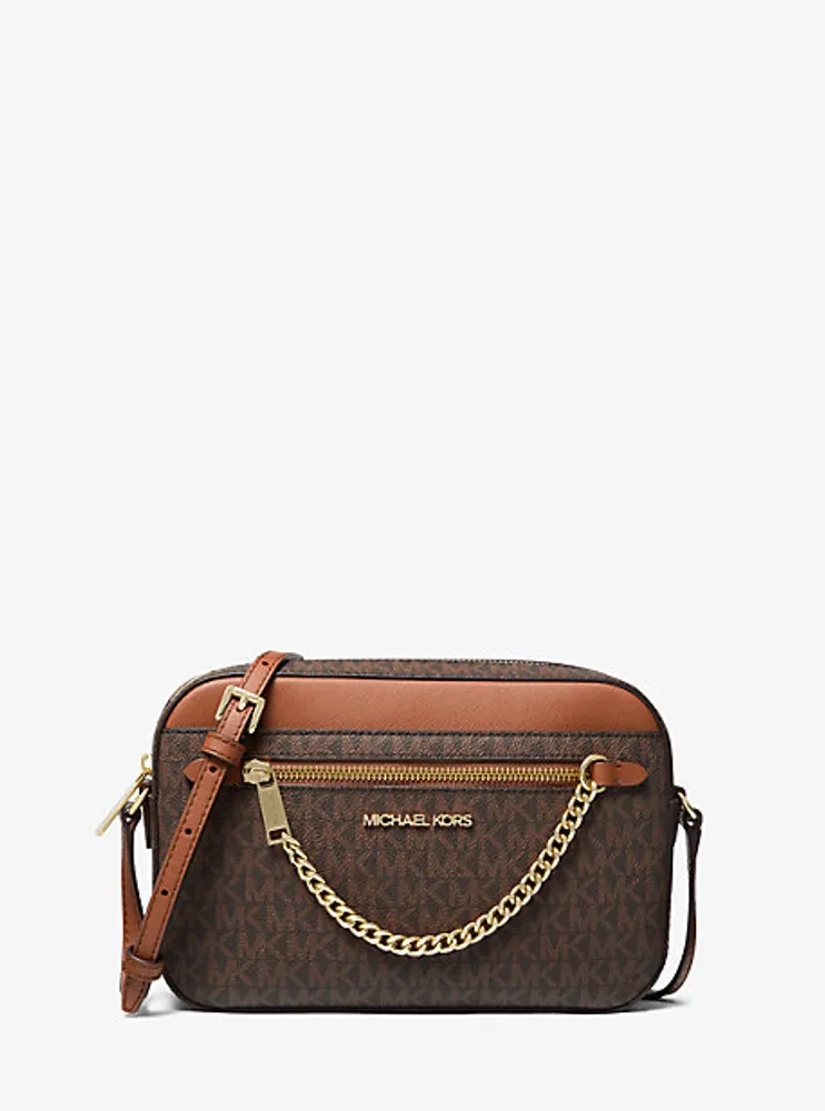 Grand sac à bandoulière Jet Set à logo