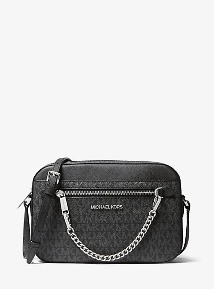 Grand sac à bandoulière Jet Set à logo