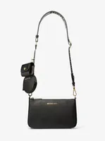 Jet Set Saffiano Leather Crossbody Bag with Case for Apple Airpods