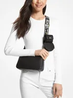 Jet Set Saffiano Leather Crossbody Bag with Case for Apple Airpods
