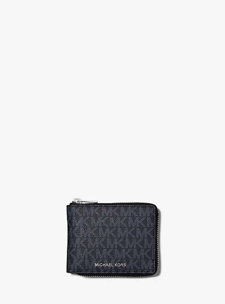 Cooper Logo Zip-Around Wallet