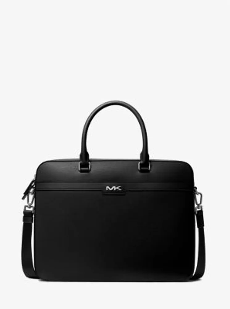 Cooper Textured Faux Leather Briefcase
