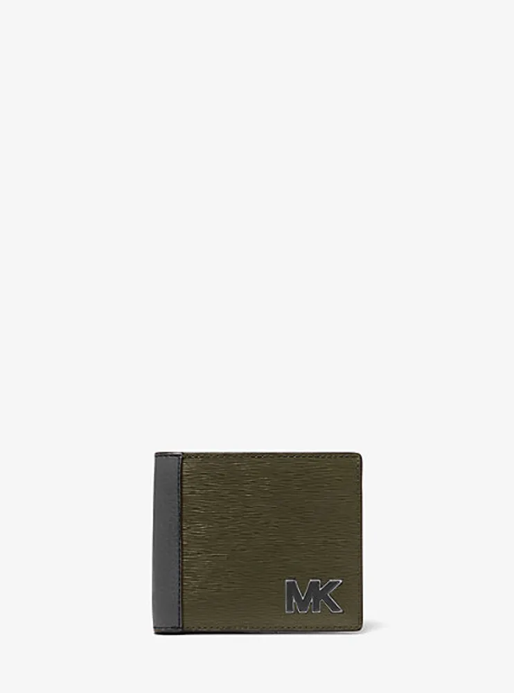 Portefeuille Hudson en cuir à deux tons