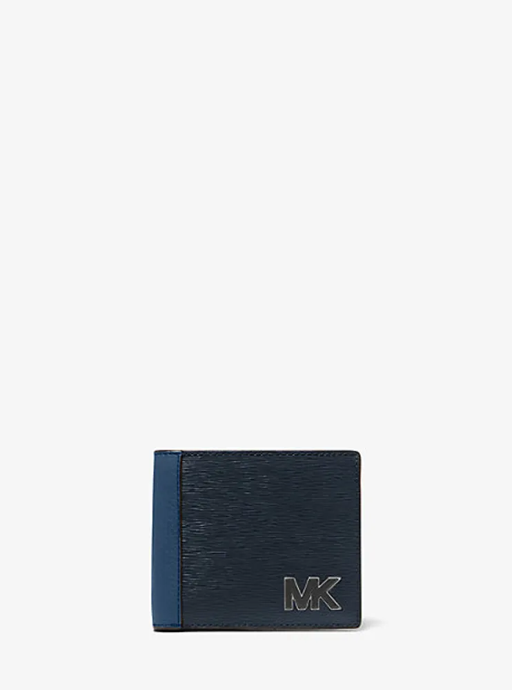 Portefeuille Hudson en cuir à deux tons