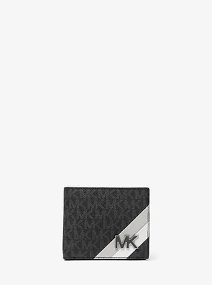 Hudson Logo Stripe Billfold Wallet
