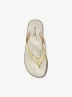 Jet Set Metallic PVC Flip-Flop