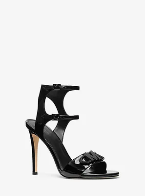 Sandale Parker en faux cuir verni
