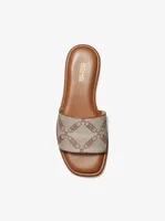 Hayworth Empire Logo Jacquard Slide Sandal