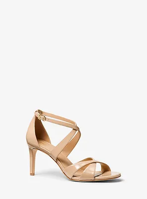 Kinsley Faux Patent Leather Sandal