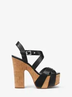 Suki Leather Platform Sandal