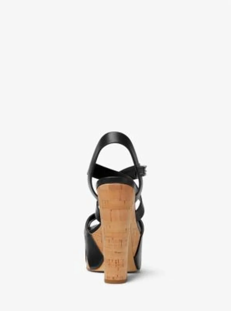 Suki Leather Platform Sandal