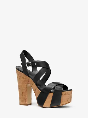 Suki Leather Platform Sandal