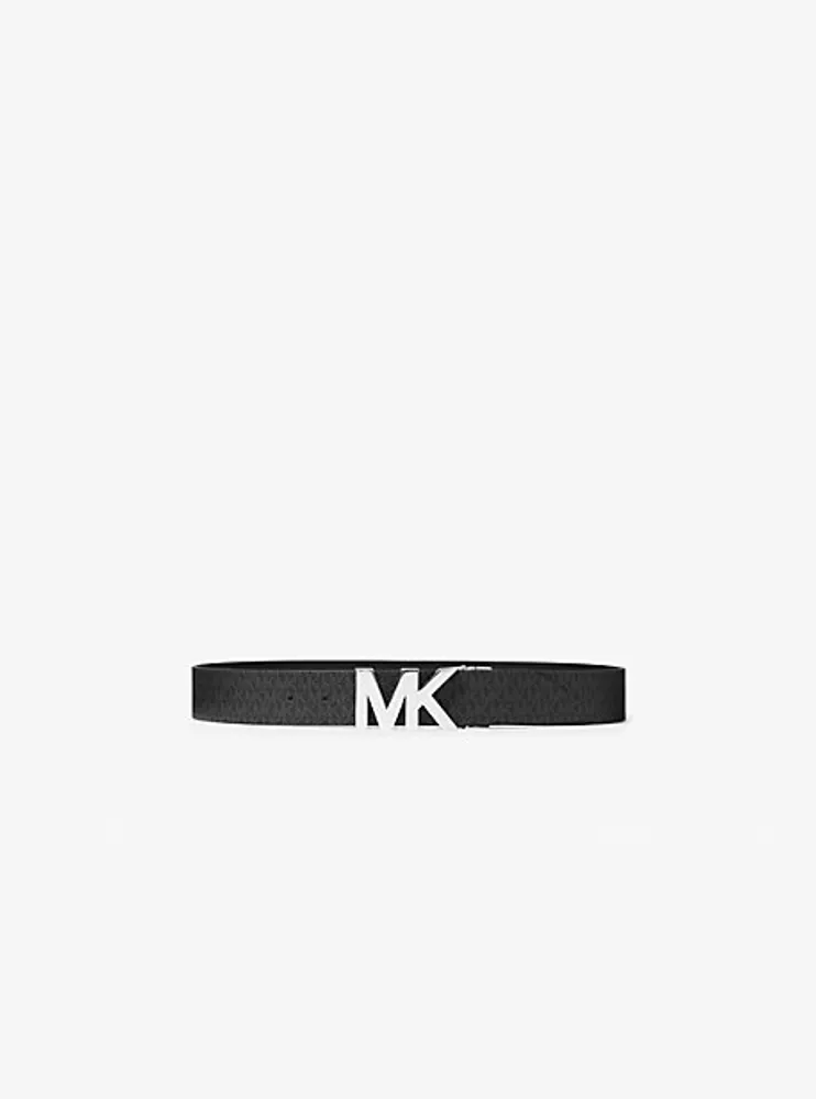 Ceinture réversible en cuir et à logo