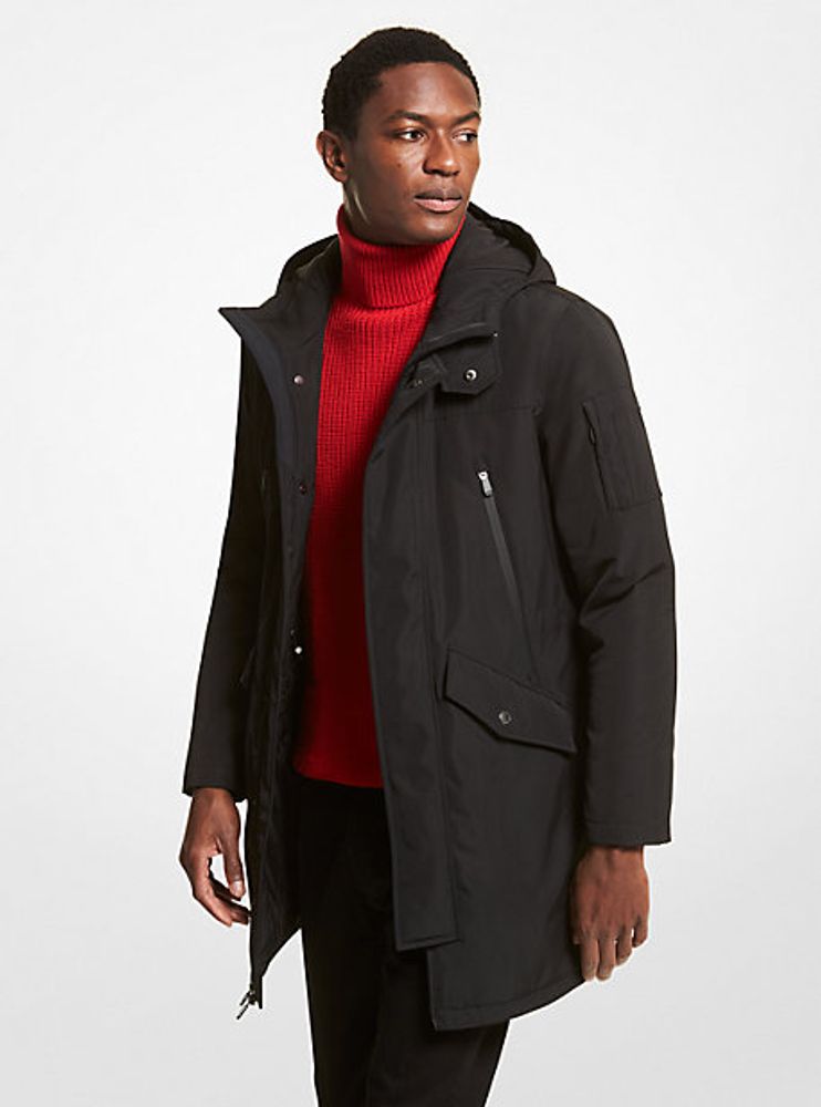 Michael Kors + Water Resistant Hooded 